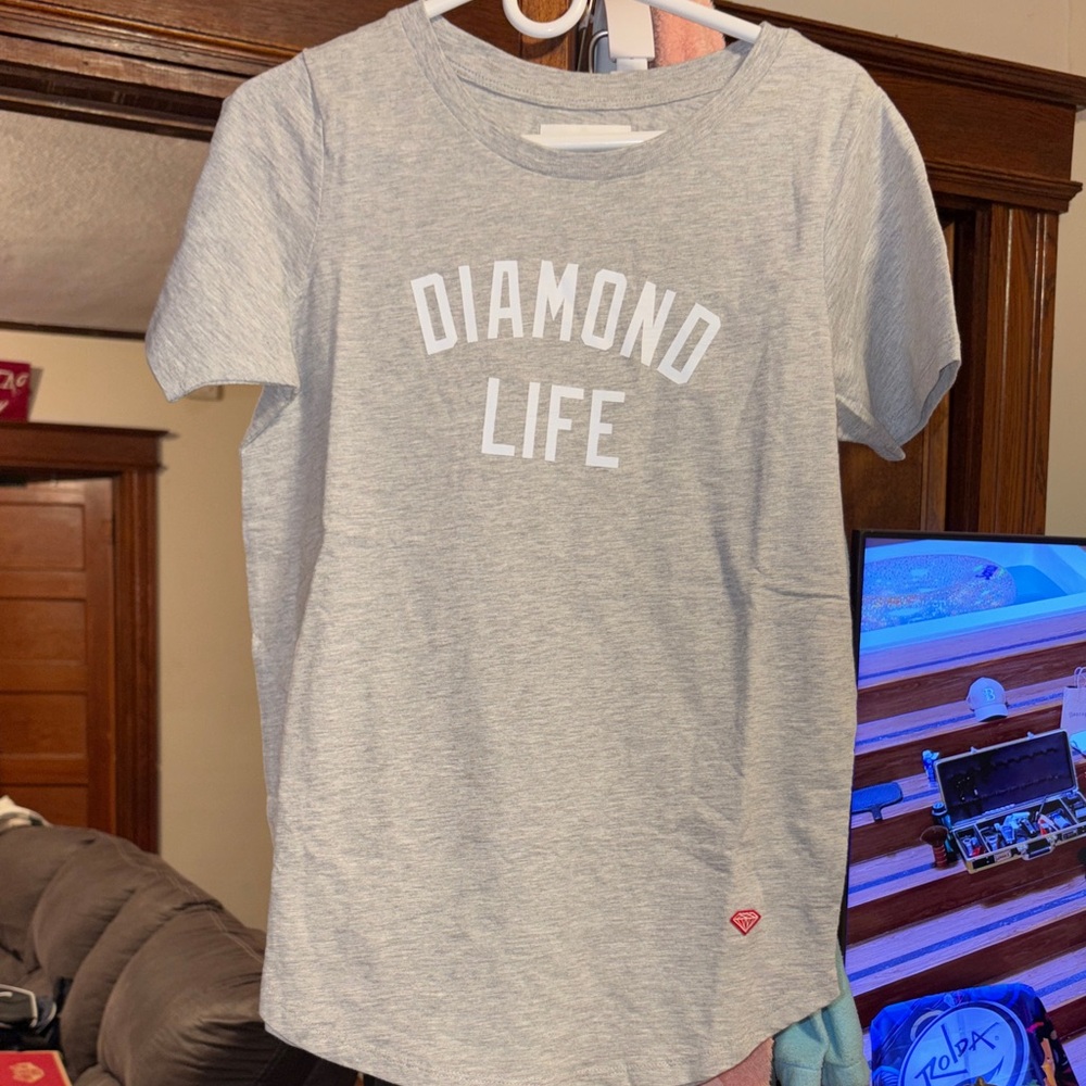 Diamond Supply Co. Kids Light Gray Tee